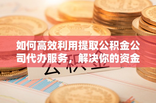 宿豫如何高效利用提取公积金公司代办服务，解决你的资金难题