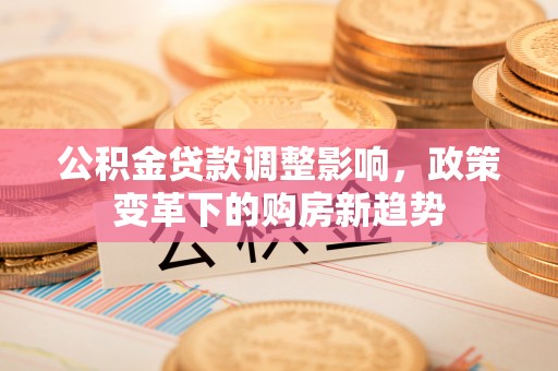 宿豫公积金贷款调整影响，政策变革下的购房新趋势